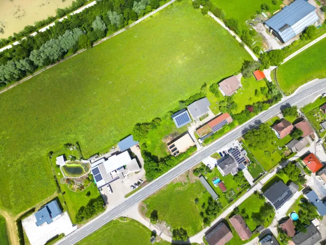 Luftbild Baugrundstück