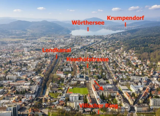 Luftbild Lage Wohnung