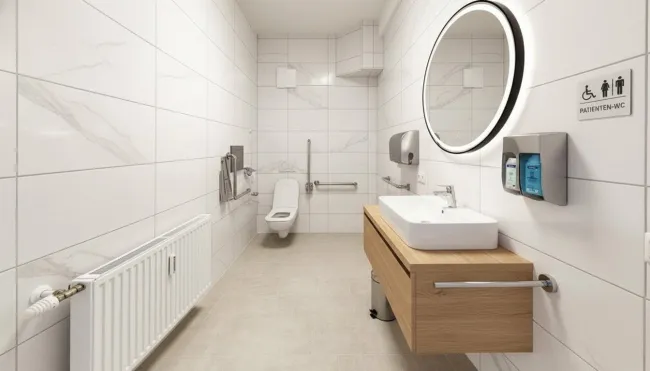 Ausstattungbeispiel WC Patienten
