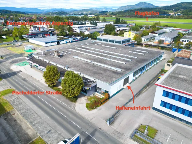 Luftbild Gewerbefläche