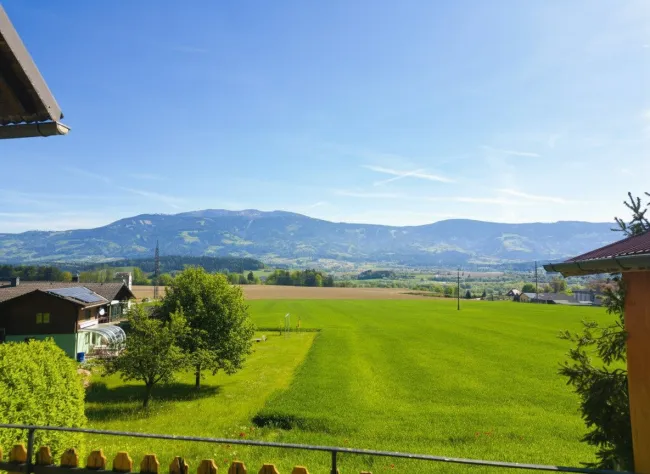 Ausblick von der Terrasse