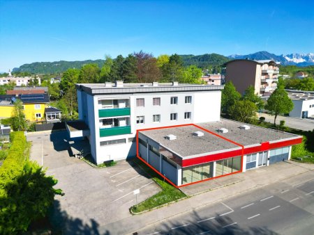 Luftbild mit eingezeichneter Gewerbefläche