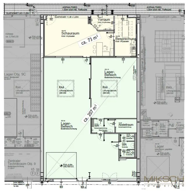 Moderne Betriebsfläche I 280m² I in St. Pölten I Parkplatz I neben S33 - Bild