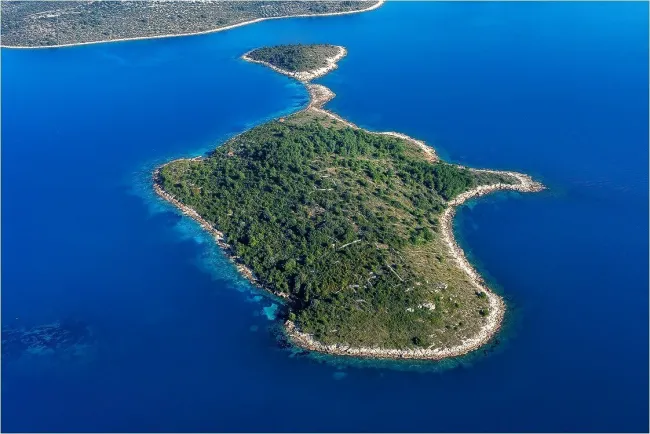 Insel Brušnjak Kroatien