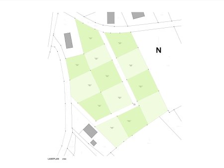 "Green 13": Bauträgergrundstück mit 13 Bauparzellen!