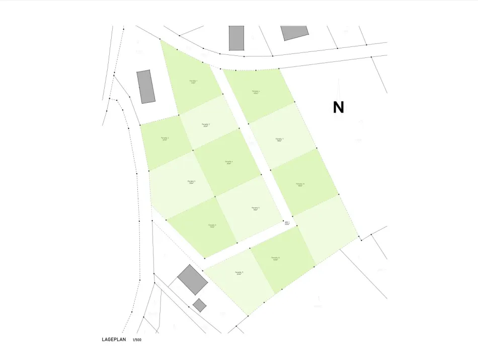 "Green 13": Bauträgergrundstück mit 13 Bauparzellen! - Bild