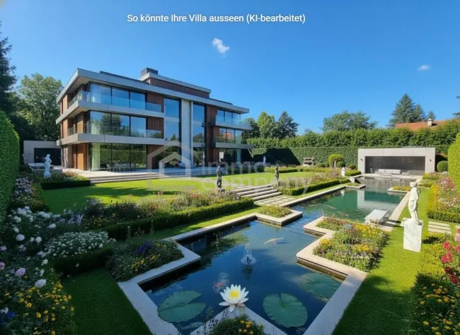 BAUGRUNDSTÜCK in RUHELAGE mit Altbestand vor den Toren Wiens. Bauträger aufgepasst! 1.000 m² bebaubare Fläche - Bild