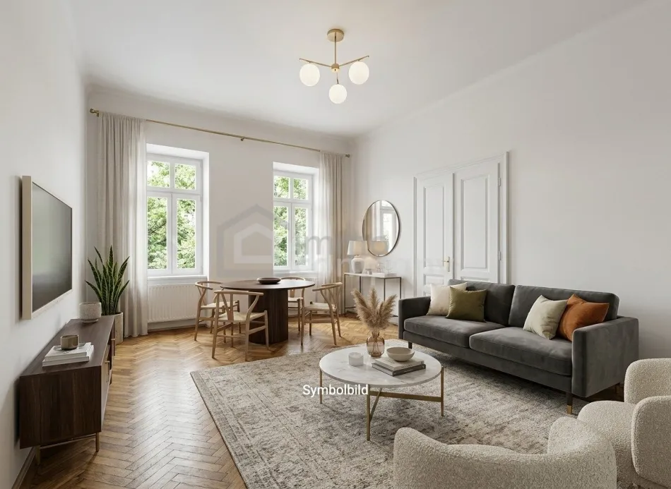 ALTBAU in Hofruhelage! 3-Zimmer-Wohnung in 1050 Wien – Vollsaniert, zentral und stilvoll! ANLEGER! - Titelbild