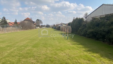 Blick vom Grundstück zur Strasse