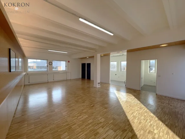 Helles Büro im Dachgeschoß mit eigener Terrasse - all-inclusive Miete - Bild