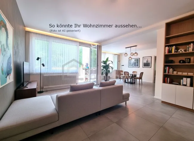 TOP-LAGE NAHE ROTER BERG!! Ruhig gelegene, lichtdurchflutete FAMILIENWOHNUNG – Auch trennbar! - Bild