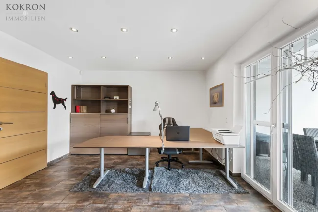 Arbeitszimmer im "alten" Teil - Erdgeschoss
