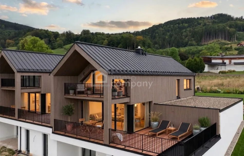 Wohnen auf 180m² mit Panorama, See- & Bergblick am Attersee - Titelbild