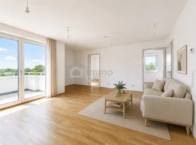ERSTBEZUG AM MÜHLWASSER | 3 ZIMMER | BALKON | GARAGE OPTIONAL | NÄHE U2 - Titelbild