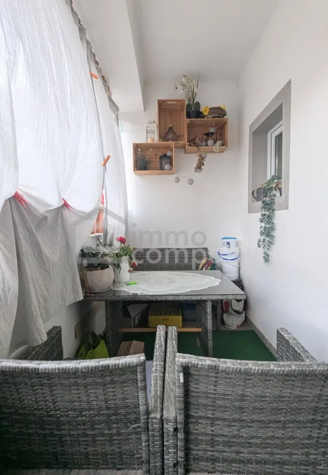 Loggia mit Westausrichtung