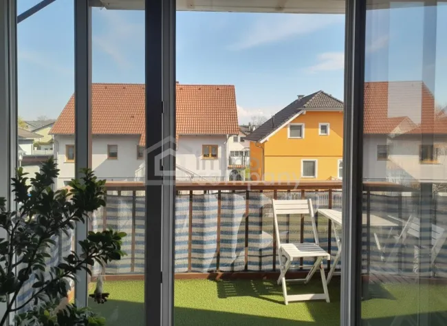 Blick auf den Balkon