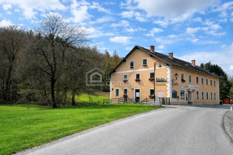 Landgasthof in Sankt Corona am Schöpfl !!! Zur Vermietung ein komplettes Haus inklusive Wohnungen in der beliebten Region Sankt Corona am Schöpfl - Mietpreis: nur 2.500 Euro monatlich - Titelbild