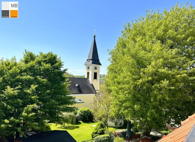 Blick aus dem Wohnzimmer