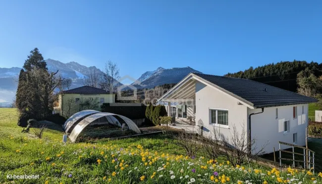 Traumhaftes Einfamilienhaus in Göfis mit Blick in die Berge