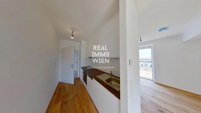 Wunderschöne sonnendurchflutete Wohnung mit Balkon im 23. Bezirk!!! Nähe U6 PERFEKTASTRAẞE!! 360°- 3D Grad Besichtigung - Titelbild