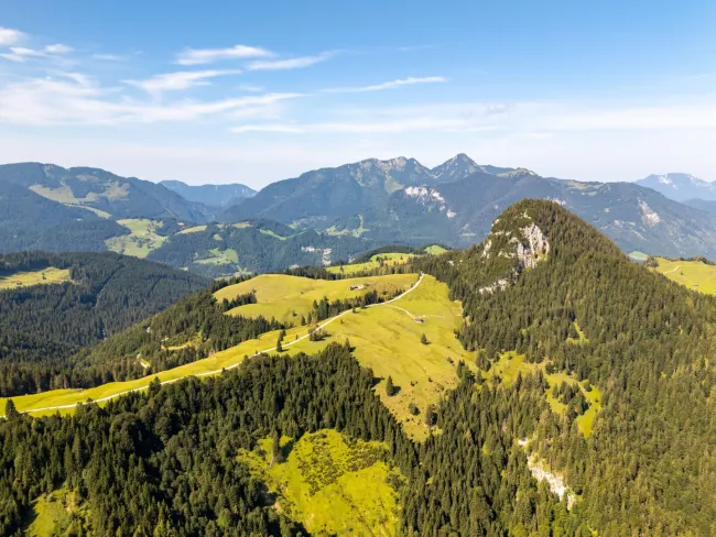 Almfläche mit Panoramablick im Pinzgau - Titelbild