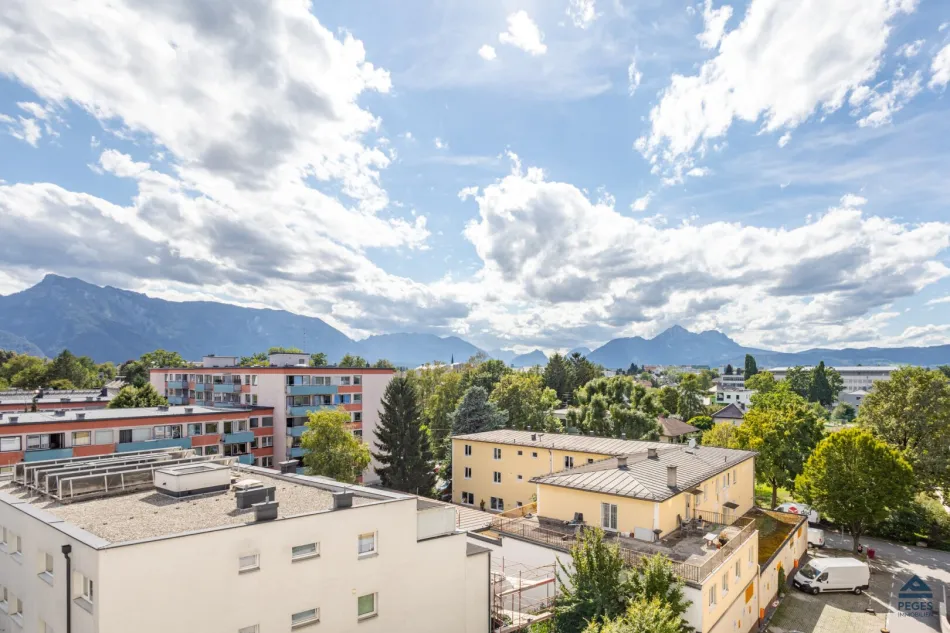 Bergblick: 3-Zimmer-Wohnung mit Balkon und Loggia - Nähe Stadtbibliothek und LKH - Titelbild