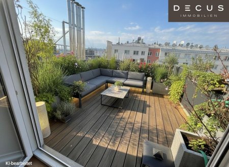 Elegante ruhige Dachgeschoßwohnung 2 Etagen/2 Terrassen | Fernblick | Ruhelage
