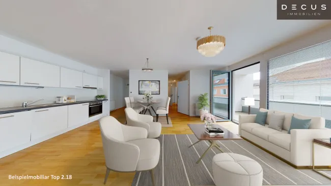2-ZIMMER | MIT FREIFLÄCHE | 2.OG | BEGEHBARER KLEIDERSCHRANK | - Bild