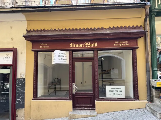 Charmantes Geschäftslokal in bester Lauflage von Hall in Tirol ab sofort zu vermieten ! - Titelbild