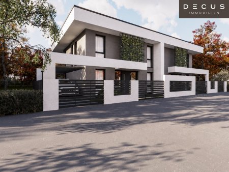 BAUBEWILLIGTES DOPPELHAUSPROJEKT IN GERASDORF BEI WIEN | ZWEI MODERNE WOHNEINHEITEN MIT EIGENGARTEN