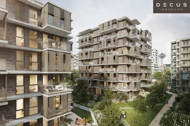 DREI ZIMMER + VILLAGE IM DRITTEN + BAUFELD 13 + ERSTBEZUG + EIGENTUMSWOHNUNGEN + STADTQUARTIER IM DRITTEN - Bild