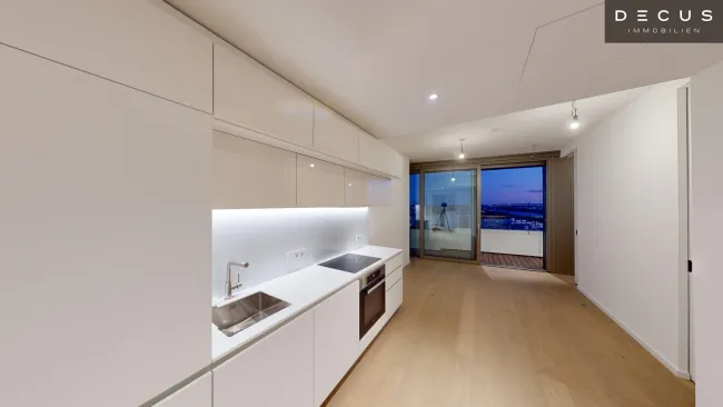 | DANUBEFLATS | PREMIUM-LIVING IM 19. STOCK MIT BALKON & 5-STAR-SERVICE | ANLEGERPREIS - Bild