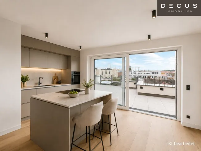 ANLEGER | 3,5 ZIMMER WOHNUNG | STILVOLLE DACHTRAUM-MAISONETTE | 2 TERRASSEN | MEIDLING | - Titelbild