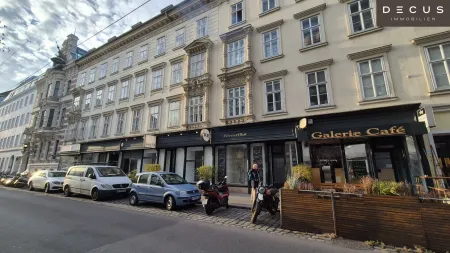 | GROSSFLÄCHIGE GLASFRONT | 1050 WIEN | UNBEFRISTET VERMIETET |