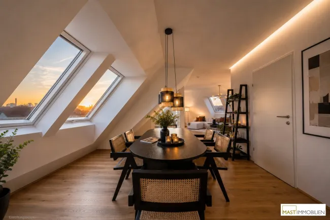 **NEU** Luxury View | Penthouse über den Dächern von Hernals | 21,80 m² Rooftop-Dachterrasse mit Weitblick! - Bild