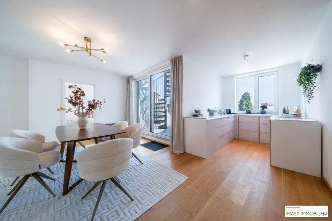 Penthouse-Traum mit beeindruckendem Panoramablick über Liesing! - Bild
