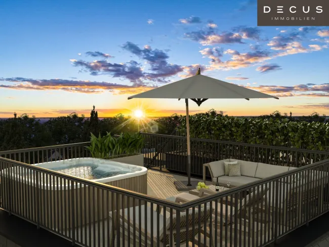 WOHNEN AN DER ALTEN DONAU | RUHIG UND EXKLUSIV | PENTHOUSE | GARTENWOHNUNG - Bild