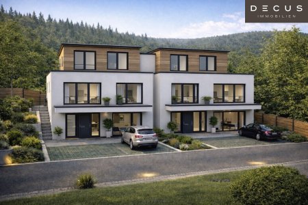 | Exklusives Doppelhaus am Bartberg in Pressbaum | Panoramalage mit Blick auf den Wienerwaldsee & direkter Waldrandlage | Belagsfertig |