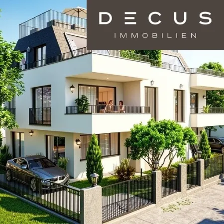 Exklusive Doppelhaushälfte mit großzügiger Dachterrasse direkt am Mühlwasser | Eigengrund | Schlüsselfertig - Bild