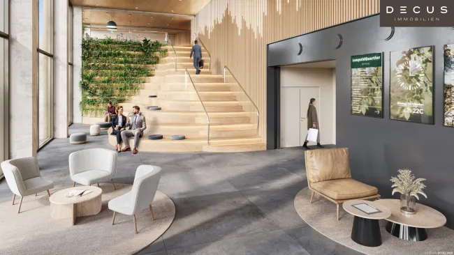 | LeopoldQuartier OFFICE | Holz-Hybrid-Bauweise - Bild