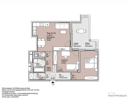 *ANLEGERPREIS*- Großzügige 3 Zimmer Wohnung mit 15 qm Freifläche unweit der Alten Donau!