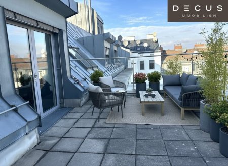 | GEKÜHLTES DACHGESCHOSS-BÜRO mit Terrasse | unmittelbare U-Bahn-Nähe