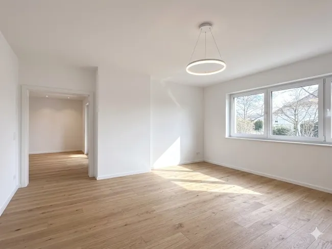 Wohnraum Lounge KI generiert