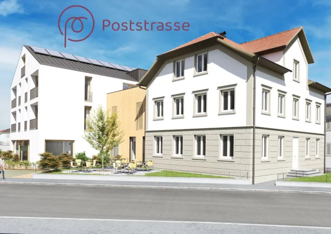 Elegante Geschäfts- oder Bürofläche im Harder Zentrum: 132 m², komplett renoviert, inklusive Gärten und Parkplätzen - Bild
