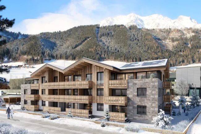 PENTHOUSE mit GALERIE und PRIVATER GARAGE direkt an der Gondel - Bild