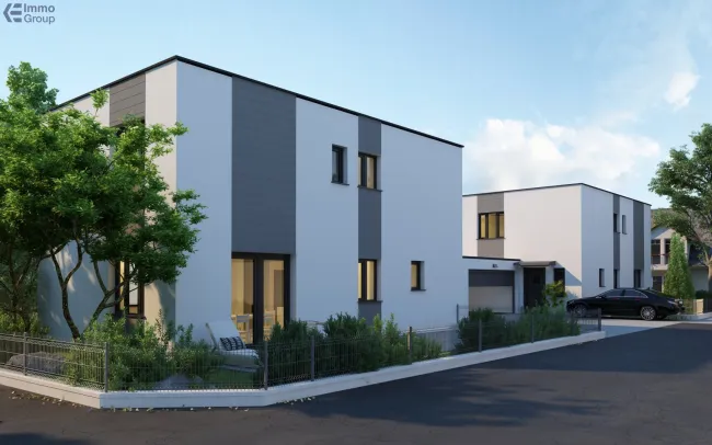 Doppelhaushälfte Marchtrenk, 113 m² — günstigste Einheit ab € 397.000 (Top 4) - Bild
