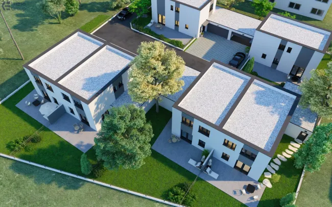 Doppelhaushälfte in Randlage mit XL-Garage – Marchtrenk (Top 6) - Bild