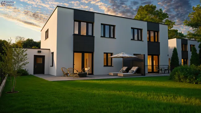 Doppelhaushälfte in Randlage mit XL-Garage – Marchtrenk (Top 6) - Bild