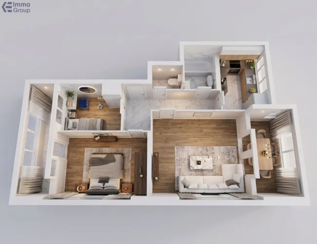 Lichtdurchflutet, weitläufig, mit Weitblick – Ihr neues Zuhause mit zwei Loggien - Titelbild