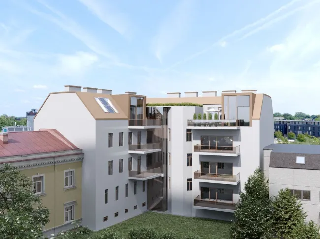 Rohdachboden | U4 Ober St. Veit | Rundumblick - Bild